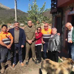 Justo Fernández (Cs) acude a Ferreras del Puerto para conocer el trabajo de la Asociación  Voluntarios de Protección Civil