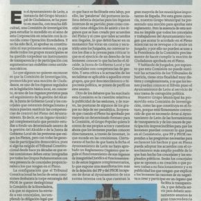 Tribuna de Opinión de Gemma Villarroel en La Nueva Crónica