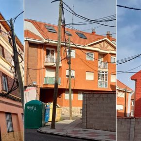 Ciudadanos alerta de la peligrosidad de los cableados en los barrios de León